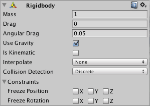 Los rigidbodies como referencias de física en Unity 3D